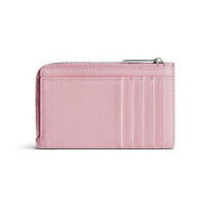 Balenciaga Wallet Card Holder Coin Long Envelope Pink